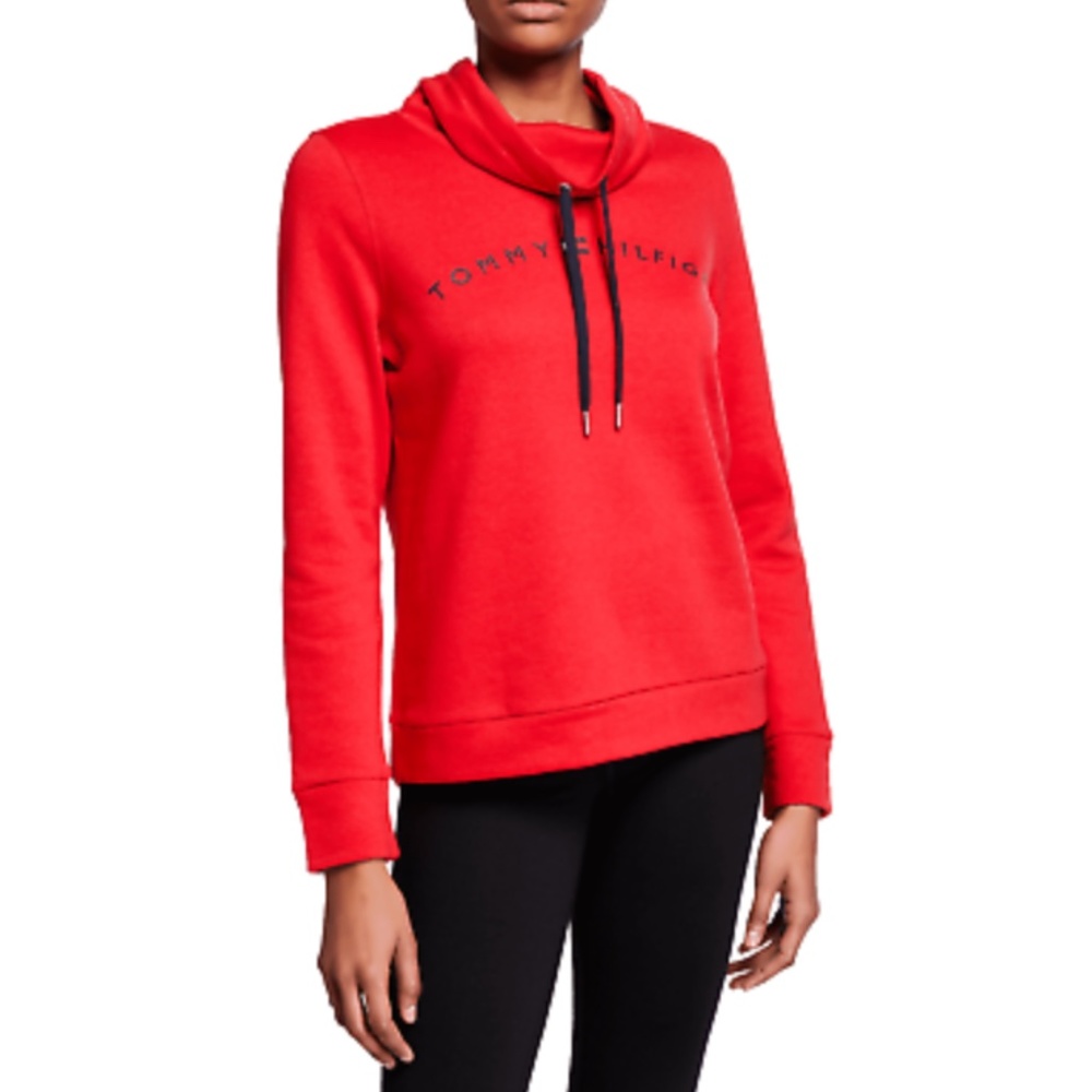 Tommy Hilfiger French Terry Cowl-Neck Sweatshirt